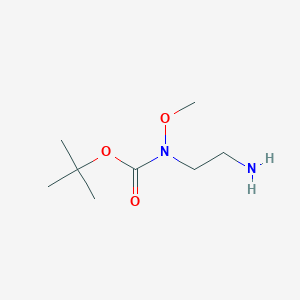tert-butyl N-(2-aminoethyl)-N-methoxycarbamate