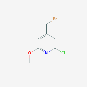 4-(Bromomethyl)-2-chloro-6-methoxypyridine