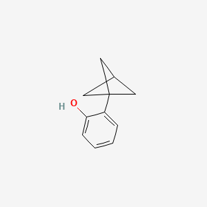 molecular formula C11H12O B2722123 2-(Bicyclo[1.1.1]pentan-1-yl)phenol CAS No. 1402004-35-6