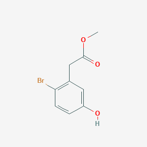 molecular formula C9H9BrO3 B2722173 methyl 2-(2-bromo-5-hydroxyphenyl)acetate CAS No. 1069115-25-8