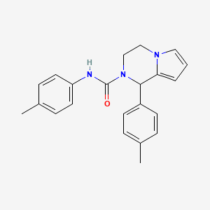 molecular formula C22H23N3O B2722212 N,1-di-p-tolyl-3,4-dihydropyrrolo[1,2-a]pyrazine-2(1H)-carboxamide CAS No. 899961-06-9