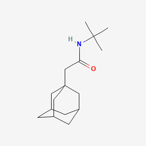 molecular formula C16H27NO B2722293 2-(adamantan-1-yl)-N-tert-butylacetamide CAS No. 313521-25-4