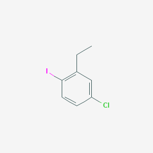molecular formula C8H8ClI B2722374 4-Chloro-2-ethyl-1-iodobenzene CAS No. 683238-56-4