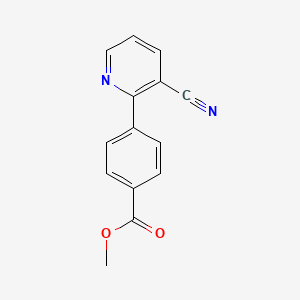 molecular formula C14H10N2O2 B2722403 Methyl 4-(3-cyanopyridin-2-yl)benzoate CAS No. 886360-65-2