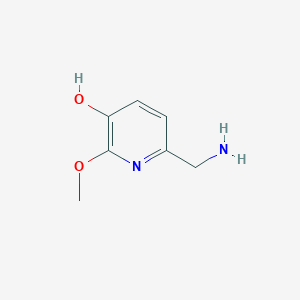 molecular formula C7H10N2O2 B2722425 6-(Aminomethyl)-2-methoxypyridin-3-ol CAS No. 1934799-40-2