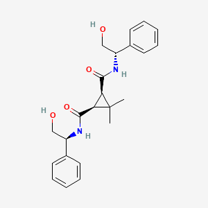 (1S,2R)-N,N'bis((S)-2-hydroxy-1-phenylethyl)-3,3-dimethylcyclopropane-1,2-dicarboxamide