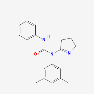 1-(3,4-dihydro-2H-pyrrol-5-yl)-1-(3,5-dimethylphenyl)-3-(m-tolyl)urea