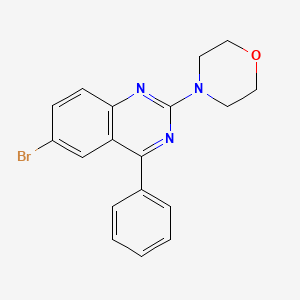 4-(6-Bromo-4-phenylquinazolin-2-yl)morpholine