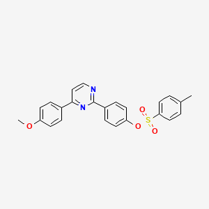 4-[4-(4-Methoxyphenyl)-2-pyrimidinyl]phenyl 4-methylbenzenesulfonate