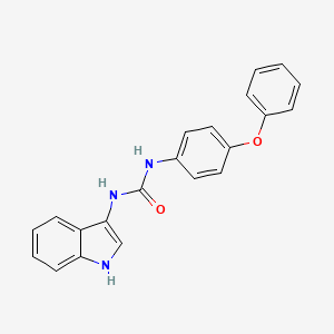1-(1H-indol-3-yl)-3-(4-phenoxyphenyl)urea
