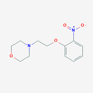 molecular formula C12H16N2O4 B027225 4-[2-(2-Nitrophenoxy)ethyl]morpholine CAS No. 105337-21-1