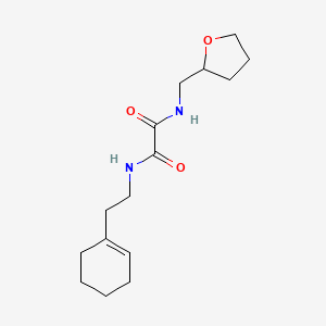 molecular formula C15H24N2O3 B2722529 N1-(2-(cyclohex-1-en-1-yl)ethyl)-N2-((tetrahydrofuran-2-yl)methyl)oxalamide CAS No. 340974-62-1