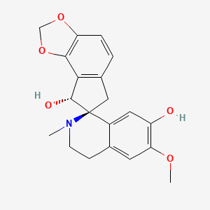 (1S,8'R)-6-methoxy-2-methylspiro[3,4-dihydroisoquinoline-1,7'-6,8-dihydrocyclopenta[g][1,3]benzodioxole]-7,8'-diol