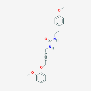 1-(4-Methoxyphenethyl)-3-(4-(2-methoxyphenoxy)but-2-yn-1-yl)urea