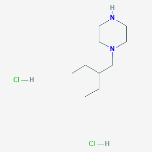 1-(2-Ethylbutyl)piperazine;dihydrochloride