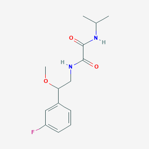 N1-(2-(3-fluorophenyl)-2-methoxyethyl)-N2-isopropyloxalamide
