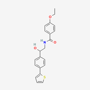 4-ethoxy-N-{2-hydroxy-2-[4-(thiophen-2-yl)phenyl]ethyl}benzamide