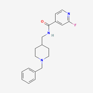 N-[(1-Benzylpiperidin-4-yl)methyl]-2-fluoropyridine-4-carboxamide