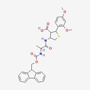 molecular formula C30H30N2O7S B2722747 Fmoc-Ala-Cys(Psi(Dmp,H)pro)-OH CAS No. 2022956-37-0