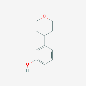 molecular formula C11H14O2 B2722879 3-(Oxan-4-yl)phenol CAS No. 1353854-52-0