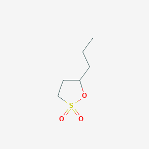 molecular formula C6H12O3S B2722974 5-propyl-1,2lambda6-oxathiolane-2,2-dione CAS No. 4424-15-1