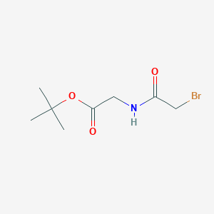 molecular formula C8H14BrNO3 B2722994 Tert-butyl 2-[(2-bromoacetyl)amino]acetate CAS No. 74010-56-3