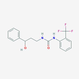 1-(3-Hydroxy-3-phenylpropyl)-3-(2-(trifluoromethyl)phenyl)urea