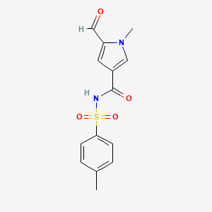 5-formyl-1-methyl-N-(4-methylphenyl)sulfonylpyrrole-3-carboxamide