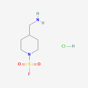 4-(Aminomethyl)piperidine-1-sulfonyl fluoride;hydrochloride