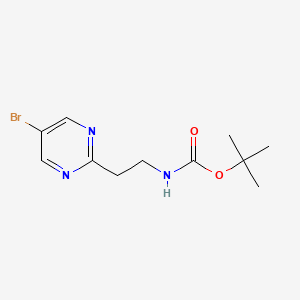 Tert-butyl [2-(5-bromopyrimidin-2-yl)ethyl]carbamate