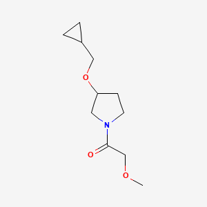1-(3-(Cyclopropylmethoxy)pyrrolidin-1-yl)-2-methoxyethanone
