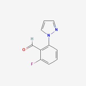 2-Fluoro-6-(1H-pyrazol-1-yl)benzaldehyde