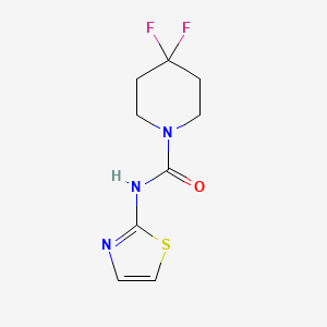 4,4-Difluoro-N-(1,3-thiazol-2-yl)piperidine-1-carboxamide