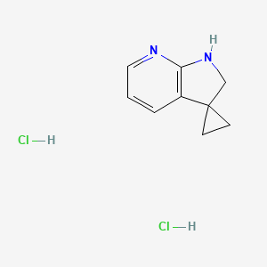 2',3'-Dihydrospiro{cyclopropane-1,1'-pyrrolo[2,3-b]pyridine}dihydrochloride