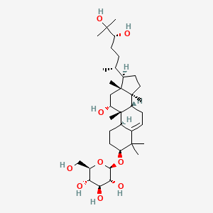 molecular formula C36H62O9 B2723372 mogroside IE CAS No. 88901-39-7