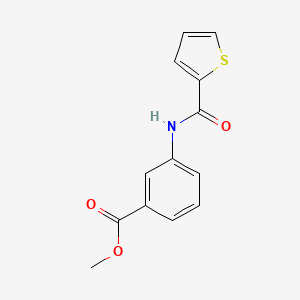molecular formula C13H11NO3S B2723388 Methyl 3-(thiophene-2-carbonylamino)benzoate CAS No. 303122-41-0