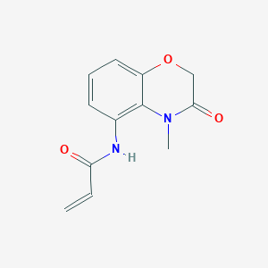 B2723425 N-(4-Methyl-3-oxo-1,4-benzoxazin-5-yl)prop-2-enamide CAS No. 2361642-44-4
