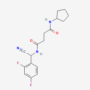 N'-[cyano(2,4-difluorophenyl)methyl]-N-cyclopentylbutanediamide