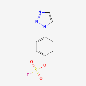 1-(4-Fluorosulfonyloxyphenyl)triazole