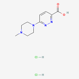 6-(4-Methylpiperazin-1-yl)pyridazine-3-carboxylic acid;dihydrochloride