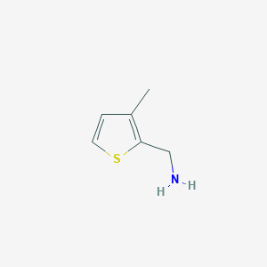 molecular formula C6H9NS B027235 (3-Methylthiophen-2-yl)methanamine CAS No. 104163-35-1
