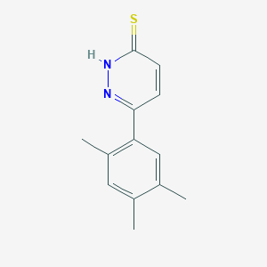 6-(2,4,5-Trimethylphenyl)pyridazine-3-thiol