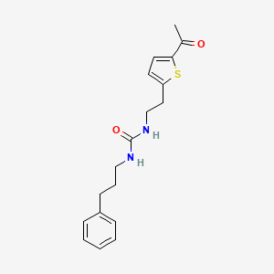 1-(2-(5-Acetylthiophen-2-yl)ethyl)-3-(3-phenylpropyl)urea