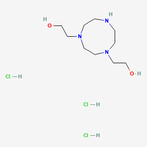2-[4-(2-Hydroxyethyl)-1,4,7-triazonan-1-yl]ethan-1-ol trihydrochloride