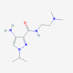 4-Amino-N-[2-(dimethylamino)ethyl]-1-isopropyl-1H-pyrazole-3-carboxamide