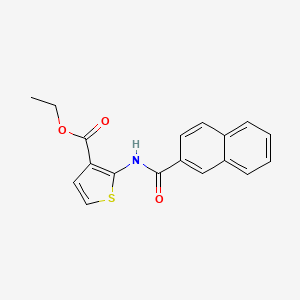 Ethyl 2-(naphthalene-2-carbonylamino)thiophene-3-carboxylate