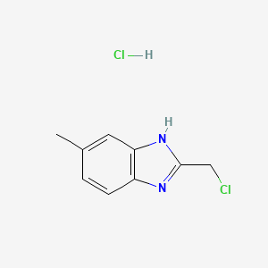 2-(Chloromethyl)-6-methyl-1H-benzimidazole hydrochloride