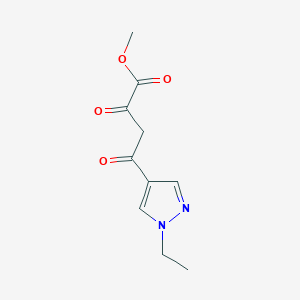 methyl 4-(1-ethyl-1H-pyrazol-4-yl)-2,4-dioxobutanoate