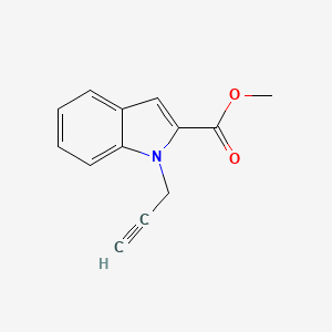 molecular formula C13H11NO2 B2723634 Methyl 1-prop-2-ynylindole-2-carboxylate CAS No. 136178-49-9