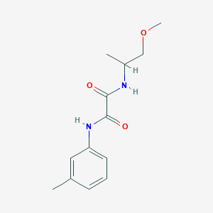 molecular formula C13H18N2O3 B2723635 N1-(1-methoxypropan-2-yl)-N2-(m-tolyl)oxalamide CAS No. 920181-01-7